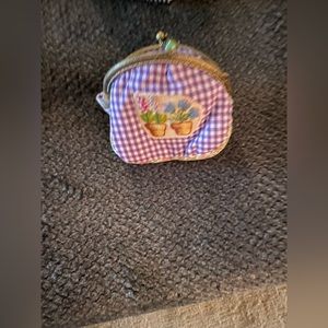 Small handmade coin pouch